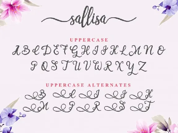 Sallisa Script font