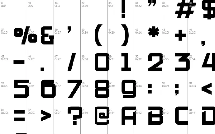 Bareds font