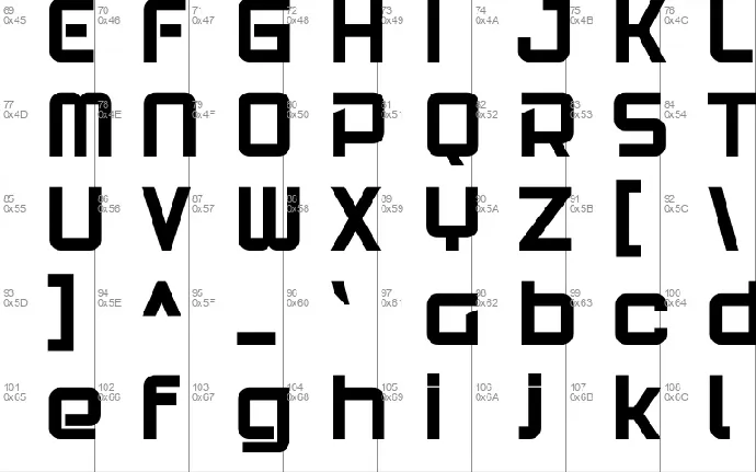 Bareds font