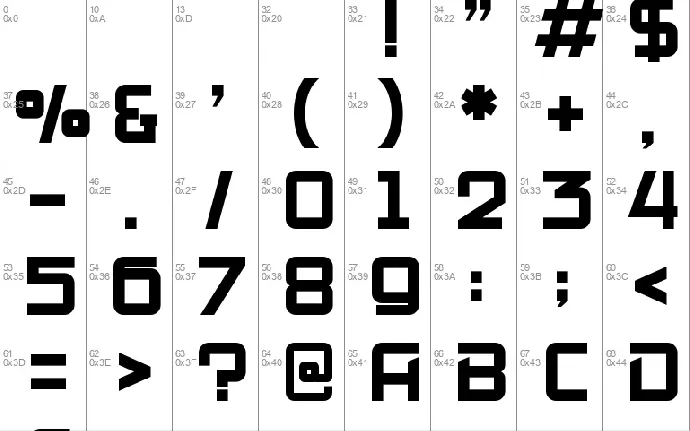 Bareds font