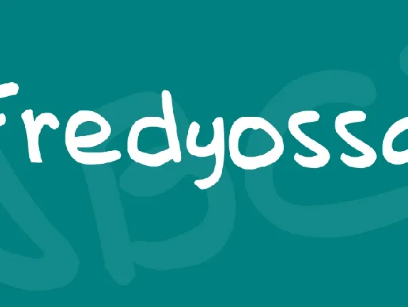 Fredyossa font