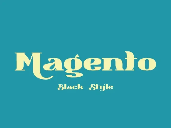 Magento font