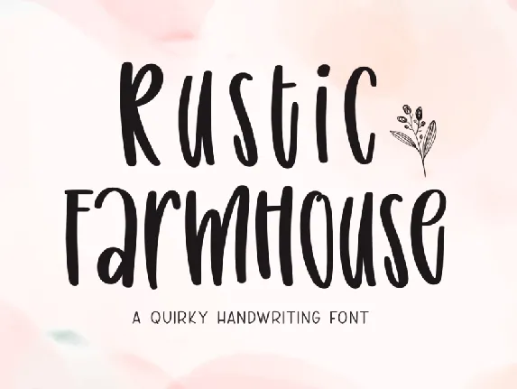 Rustic Farmhouse font