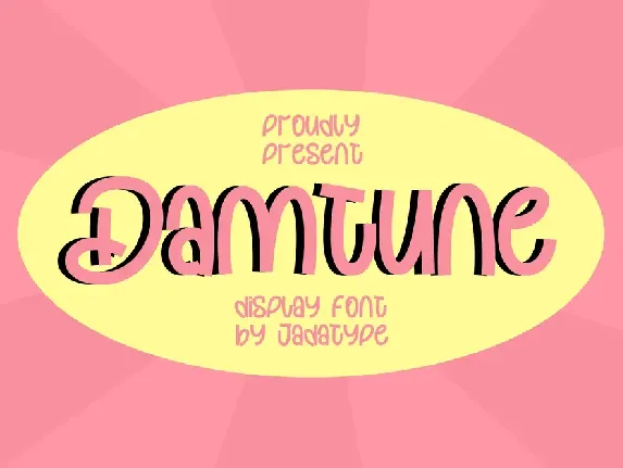 Damtune font