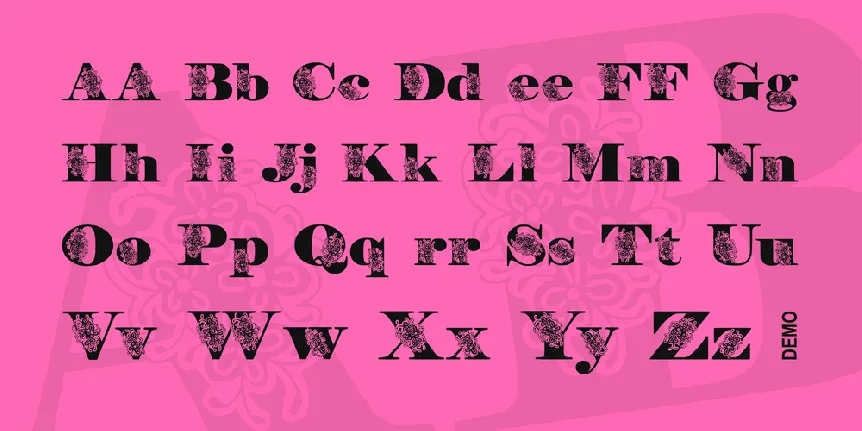 Flory font