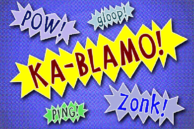 KA-BLAMO! font