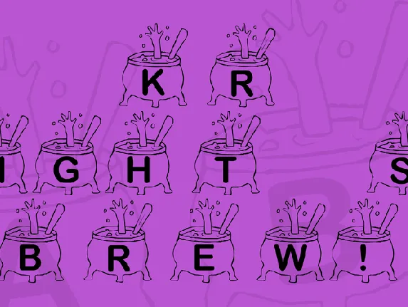 KR Nght's Brew! font