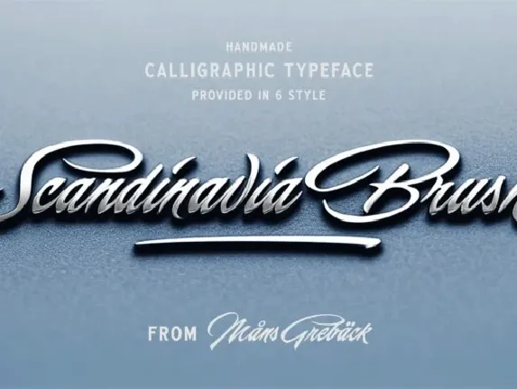 Scandinavia Brush font