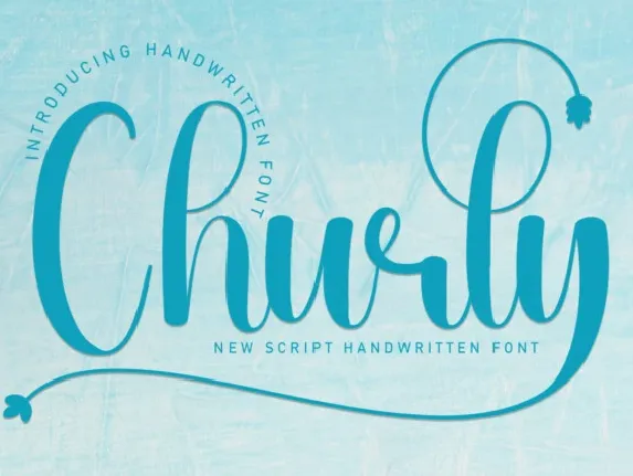 Churly Script font