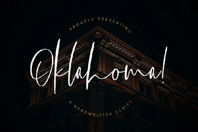 Oklahoma Handwritten font