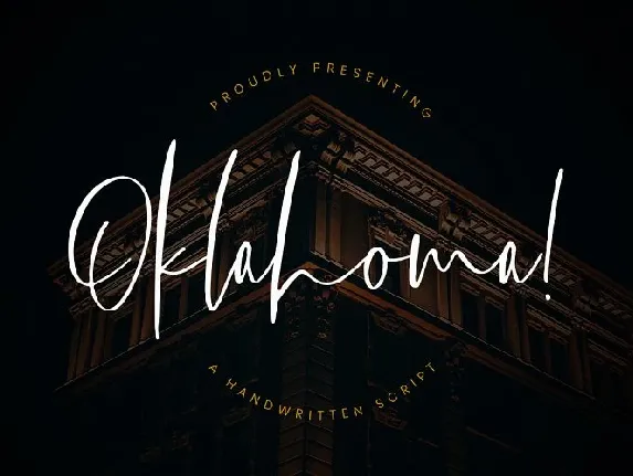 Oklahoma Handwritten font