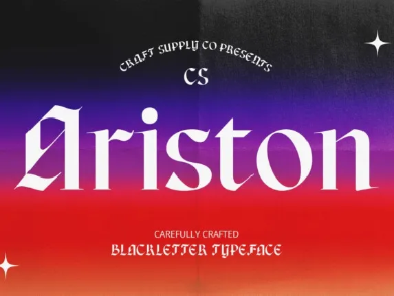 CS Ariston font