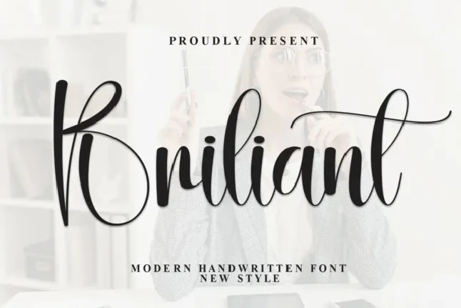 Briliant Calligraphy font