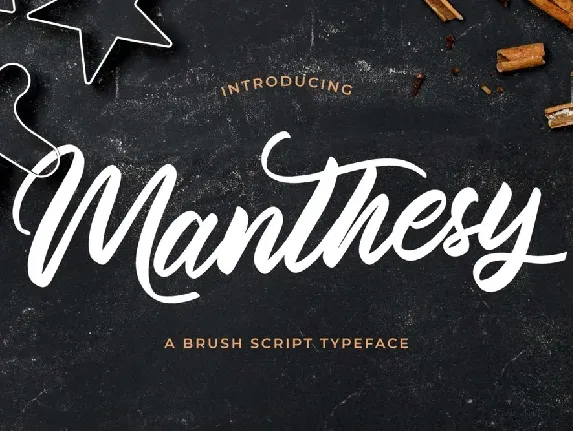 Manthesy font