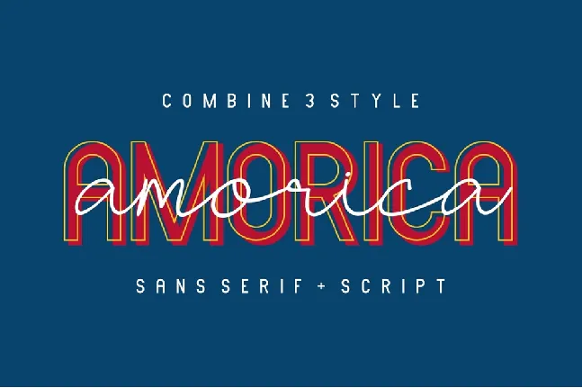 AMORICA Demo font