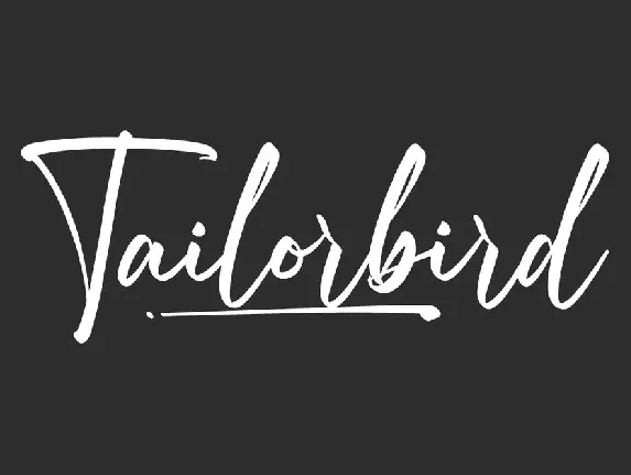 Tailorbird Demo font