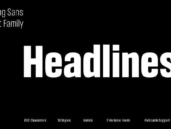 Headlines font