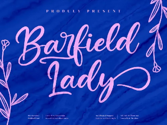 Barfield Lady font