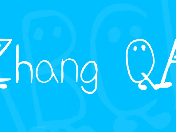 Zhang QA font