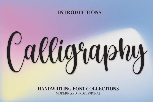 Calligraphy Typeface font