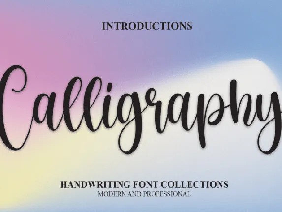 Calligraphy Typeface font