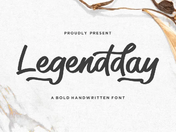 Legendday font