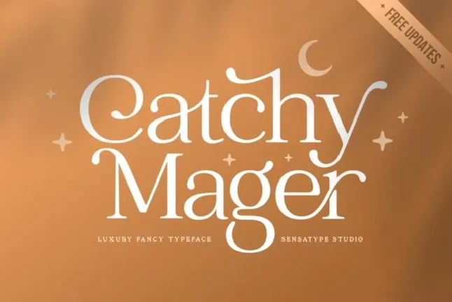 Catchy Mager font