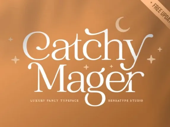 Catchy Mager font