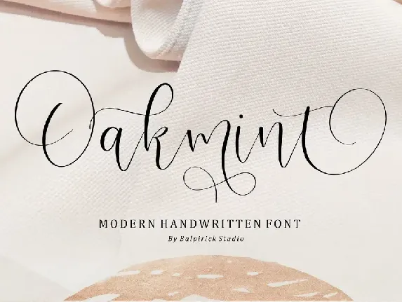 Oakmint font