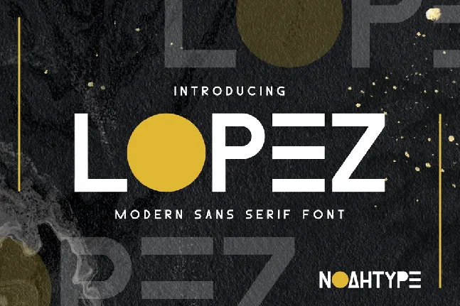 Lopez Demo font