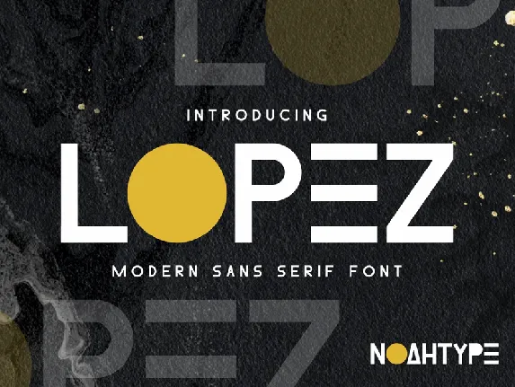 Lopez Demo font