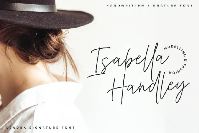 Kendra Signature font