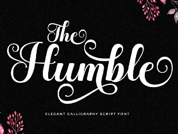 The Humble Script font