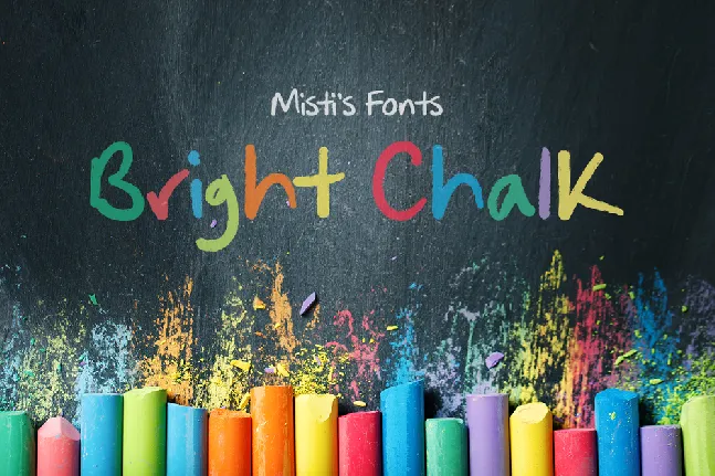 Bright Chalk font