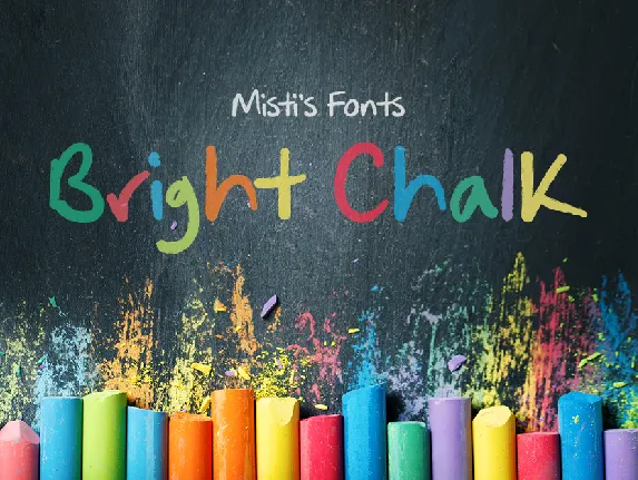 Bright Chalk font