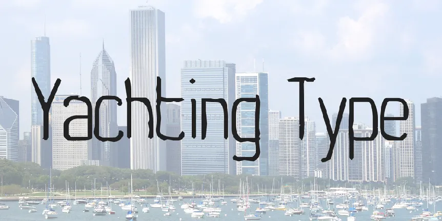 Yachting Type font