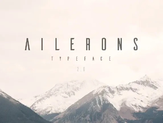 Ailerons font