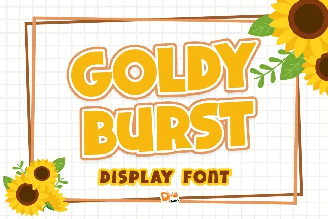 Goldy Burst font