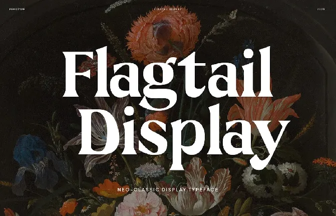 Flagtail Display font