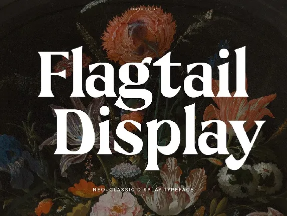 Flagtail Display font