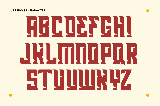 Geams Demo font