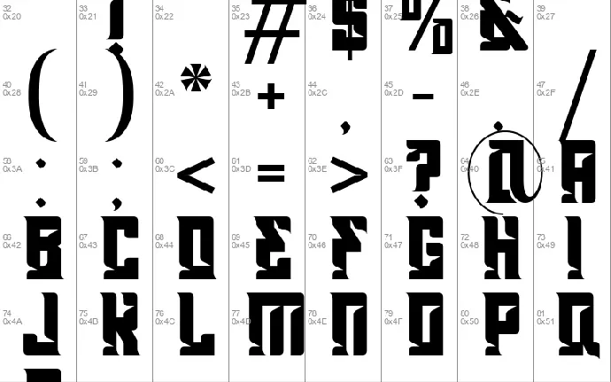 Geams Demo font