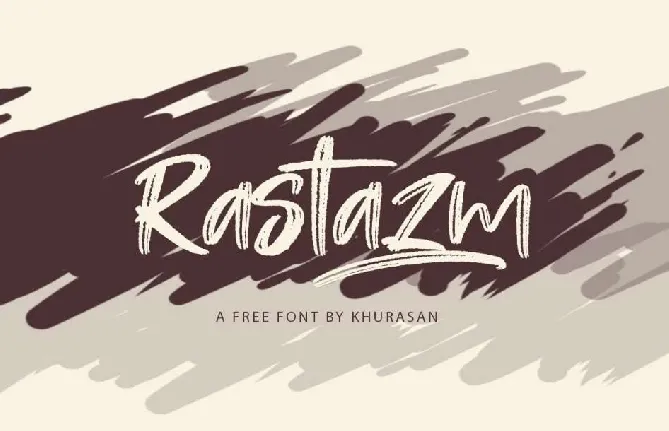 Rastazm Script font