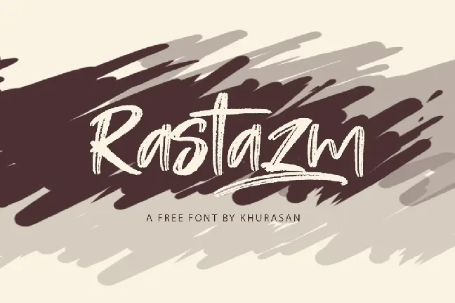 Rastazm Script font