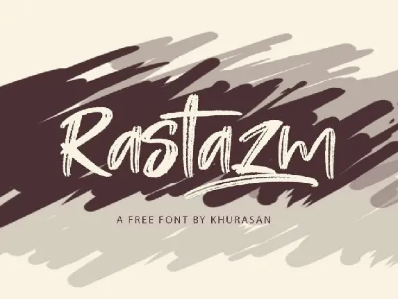 Rastazm Script font