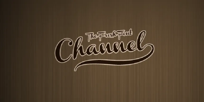 Channel font