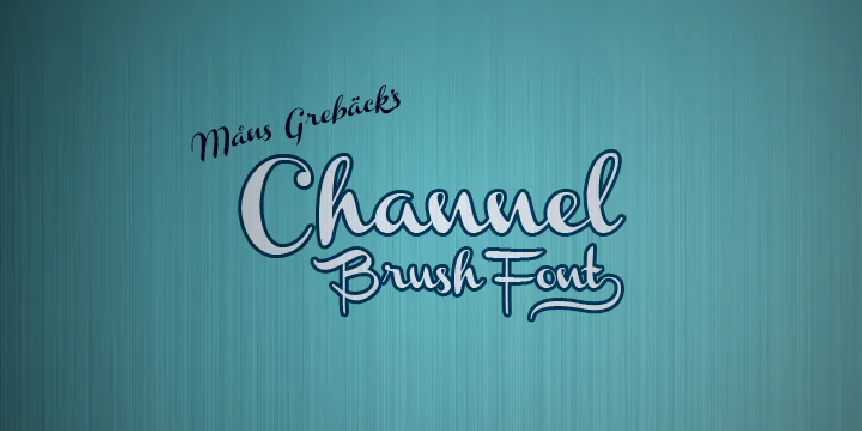 Channel font