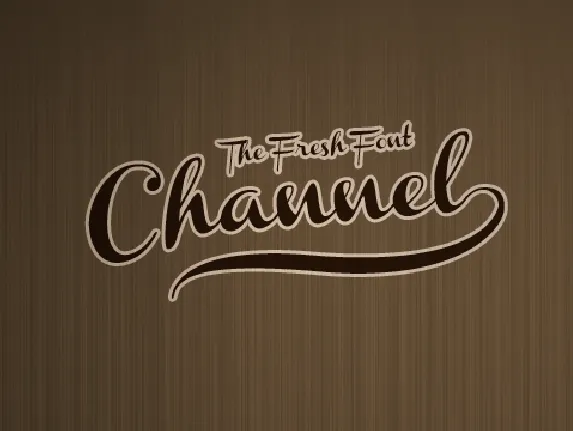 Channel font