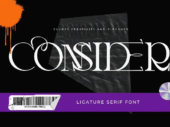 CONSIDER DEMO font