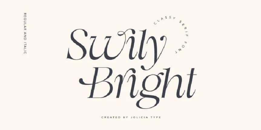 Swily Bright font